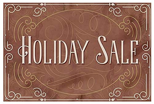 CGSignLab | „Продажба на празници -викторијанска картичка“ тешки винил банер на отворено | 9'x6 '