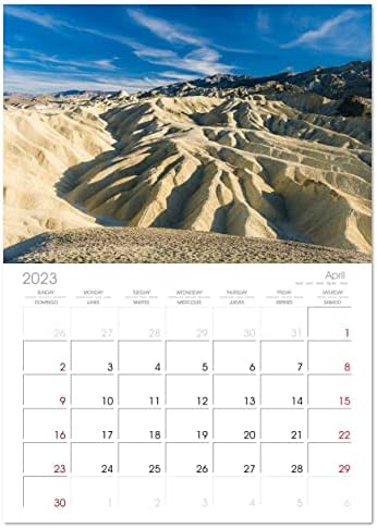 Природни рајови помеѓу Лос Анџелес И Лас Вегас), калвендо 2023 месечен календар