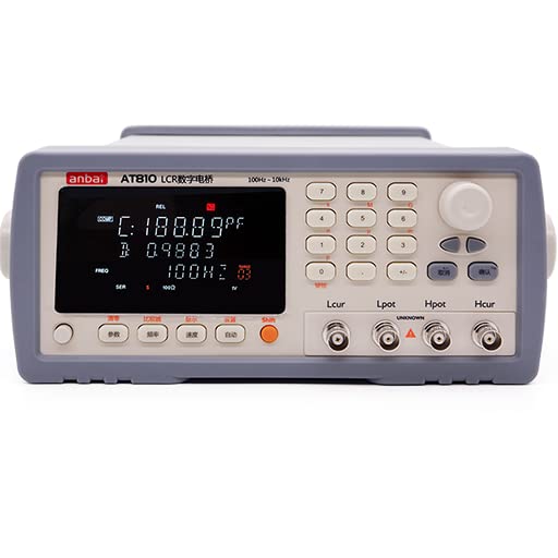 Фреквенција на мерење на мерач на мерач на 810 lcr 100hz, 120Hz, 1kHz, 10kHz