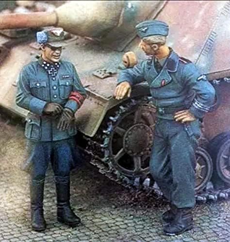Гермајл 1/35 Втората светска војна германски резервоар во војник од смоки од смола, комплет/необработен и необоен минијатурен