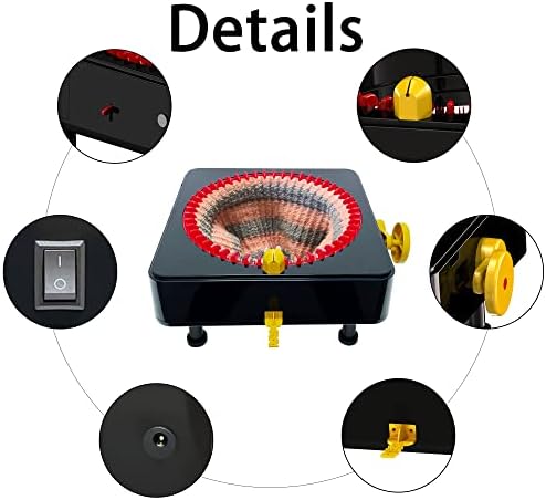 Јамит Електрична Машина За Плетење 48 Игли Паметни Електронски Автоматски Машини За Разбој За Плетење За Возрасни
