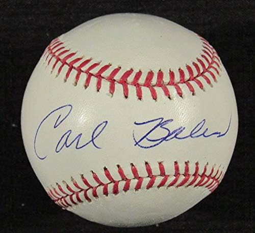 Карл Болес потпиша безбол автограм Бејзбол - Б110 - автограмирани бејзбол