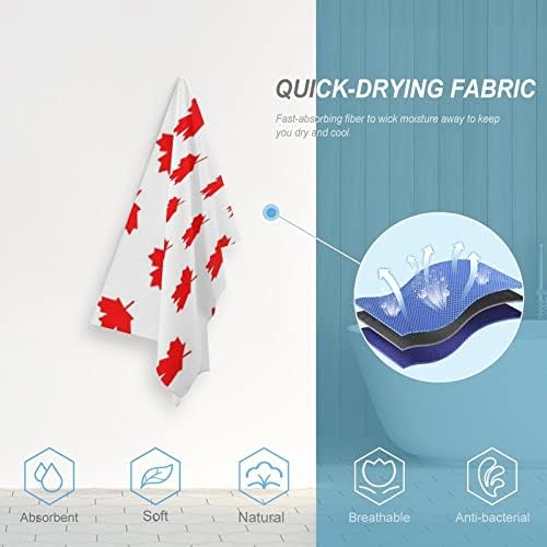 Канадски лисја од јавор Брзи суви крпи за миење садови високо апсорбирани крпи за лице за лице за бања за бања