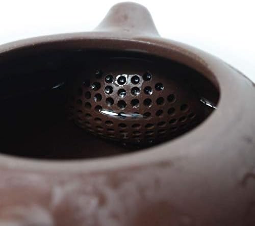 Чајник 200 мл кинески јиксинг xishi zini глина садови за топка за филтрирање на топка за лабав чај