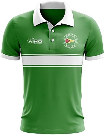 AiroSportswear Guyana Concept Stripe Polo фудбалски фудбалски маица маичка