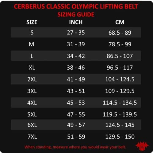Класичен олимписки појас на силата на Cerberus