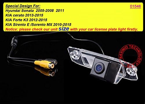 Навинио Резервна Камера Задна Регистарска Табличка Автомобил Задна Обратна Камера За Паркирање За Хјундаи Соната/КИА Керато/Форте