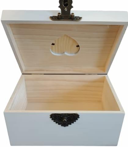 Дрвена кутија за Спомен Со Слика на Врвот совршена за самостојни занаетчиски проекти-кутија За Спомени-Накит-Подарок За Бебиња-Подарок За