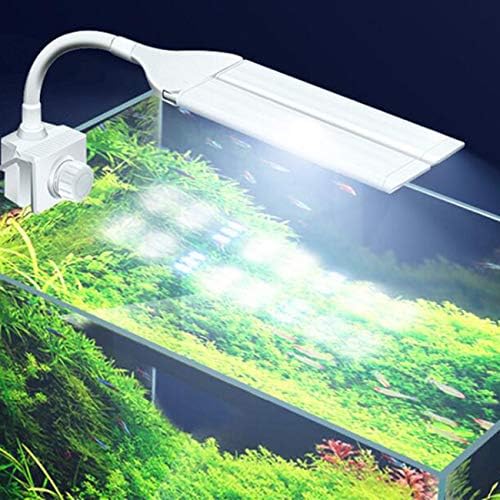 ЏЕКСУПЕР 7500K АКВАРИУМ LED Светло, 3 Режими Прилагодлива Осветленост 180° Прилагодлива Светлосна Обвивка За Раст На Растенијата Од Гребен