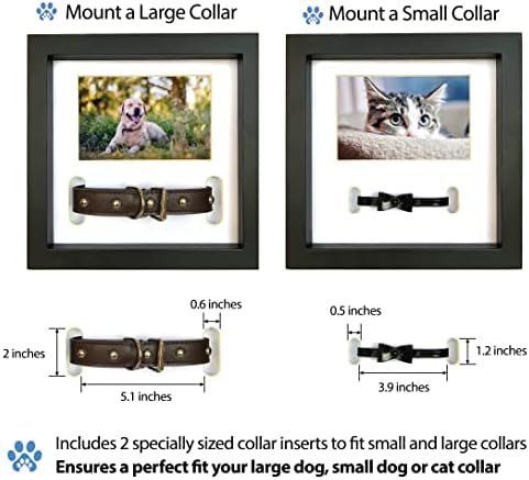 Меморијална Рамка За Слики За Кучиња Со 5 Опции за Прикажување-Подарок За Меморијална Рамка За Јака За Кучиња-Подарок За Загуба На Мачки