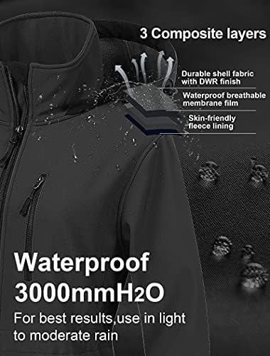 Creatmo USенски лесен водоотпорен водоотпорен водоотпорен тактички јакна од меки
