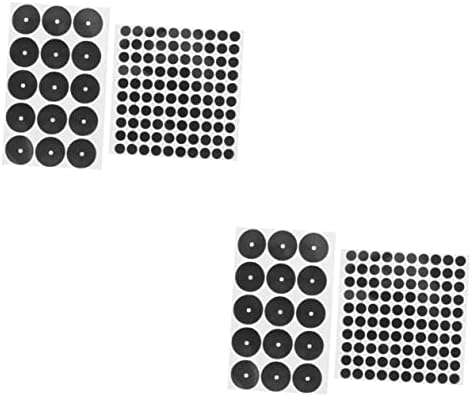 Clispeed 4 листови Билијард Билијард црна точка снукер место билијард топки за обележување налепници на базени маркери за табели