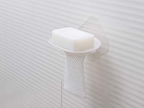 Toyo Case Petapita Soap Holder, удобна стока, мијалник, бања, организација, големина: приближно. W 4.9 x D 3,9 x H 7,1 инчи