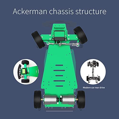 Јахбоом АИ роботски автомобил Шасија комплет автоматски тренинг Акерман структура учење настава истражување Пајтон Програмирање рос