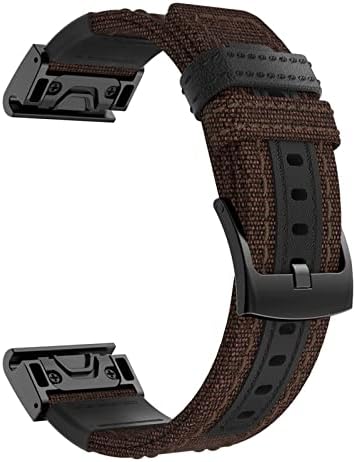 SNKB 26 22mm Canvas Band Watchband Ремен За Гармин Феникс 5 5X Плус 6 6X 6S Pro 935 3HR Паметна Нараквица Брзо Лесно Вклопување Ремен За
