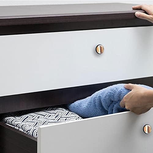 Крајдо ламинат Подот на фиоките за фиоки 4 парчиња тркалезно копче за кабинетот со завртки погодни за домашна бања бања Мебел за гардероба