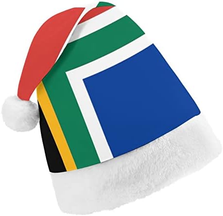 Јужноафрикански Нордиски Крст Знаме Божиќна Капа Персонализирана Капа На Дедо Мраз Смешни Божиќни Украси