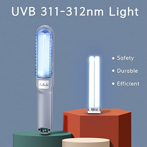 DGQY тесна лента со UV лесна терапија 311NM UV фотоохерапија со тајмер за домашна употреба