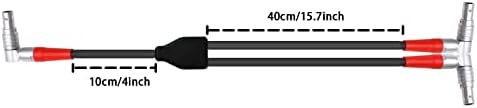 Дво-мотор-кабел за MDR ротатибилен 4-пински-машки до двојно 4pin машки кабел со право