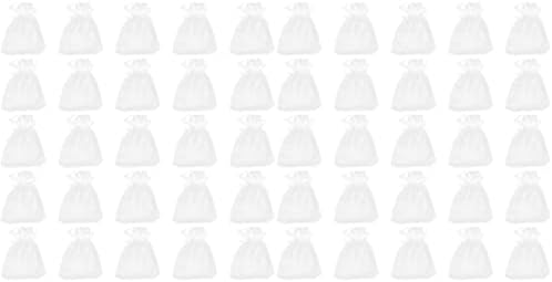 200 парчиња Свадба Со врвка За Чување Мини Кеси Торбичка За Подароци Органза Газа Бели Проегирни Торбички Роденден Лаванда Чоколаден Примерок Мрежа