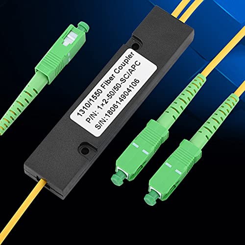 Оптички разделник на ерекцијата, компјутерски кабли SC 1x2 PLC SingleMode Fiber оптички сплитер Scupc PCL Splitter за catvftthmeasuing инструмент