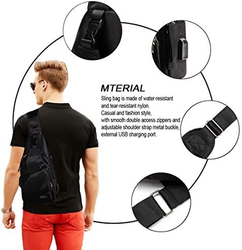 Сеоки РОП мажи жени прашка торба отпорна на рамената на градите на рамената на градите на растојанија со ранец со USB порта за полнење