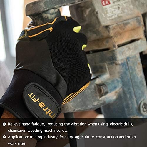 Интра-прилагодена професионална ракавица против вибрации, EN ISO 10819: 2013/ A1: 2019 & EN388 Сертифицирани, нараквици со тешки Jackек Jamек