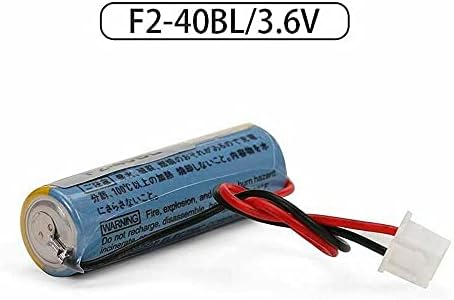 NOOKK F2-40BL 3.6 V САЛАДИН Литиумска Батерија За Mitsubishi F2-40BL ER6CC FX2N/1N Со Бел Приклучок (Не-Полнење)