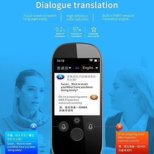 LXXSH 2.4 Инчен Екран Глас Преведувач Паметни Бизнис Патување Аи Превод Машина 512GB+4GB 45 Јазици Преведувач