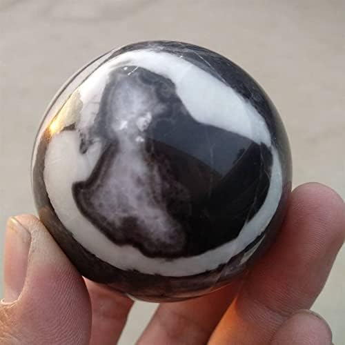 Телони полиран кристален топка камен илјада очи природна обвивка Јаспер 65-75мм