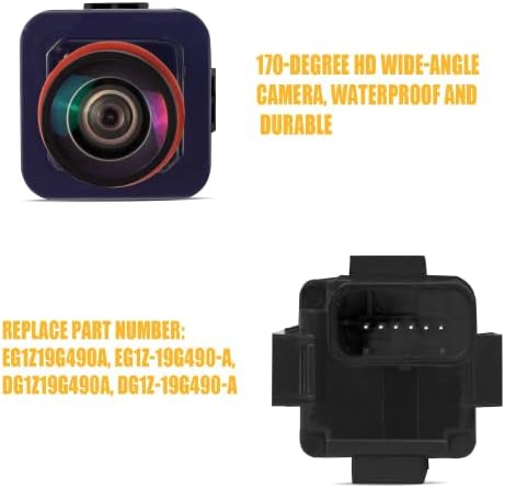 Резервна камера компатибилна со 2013-2019 Форд Бик / Бик Шо / Бик Полициски модел, резервна камера на Бик го заменува EG1Z19G490A,