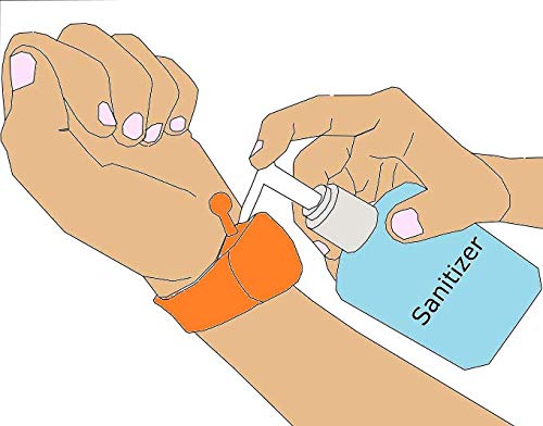 Saniflex Hand Band Прилагодлив санитатор, рачна лента за полнење за сите возрасни групни пакети од 2