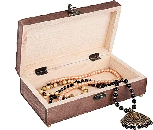 Кутија ЗА накит 3д Дрвена Кутија За Накит Организатор-Рачно Изработена Спомен Рустикална Дрвена Кутија За Накит За Девојки Жени-Кутија