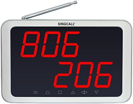 Систем за повикување на безжичен келнер на Сингкал, за канцеларија, за болница, пакет од 1 APE1200 и 20 компјутери APE700