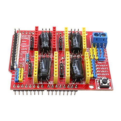 10GTEK 3D печатач A4988 CNC Expansion Shield Board Driver For Arduino V3 Emgraver 3D Printer A4988 Driver Board, пакет од 2