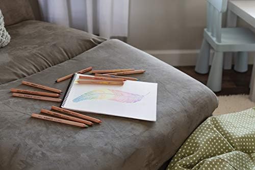 Селекција за селекција на Лири Валдорф Триаголен обоен молив, безумен, 6,25 милиметарски јадра, разновидни бои, 12-пакувања