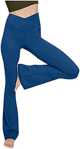 Chенски Јенски панталони за јога со високи тренинзи со висока половината