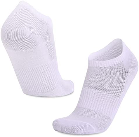 UnedVog 5 пара машки чорапи за глуждови, спортови цврсти чорапи со ниско сечење, чорапи за перниче за дишење