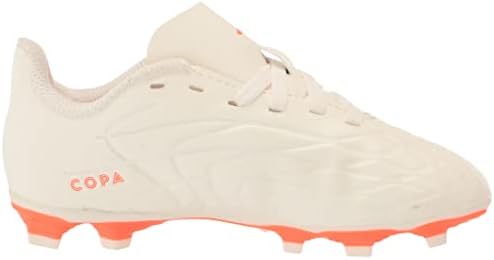 Адидас Копа чиста.4 Флексибилен мелен фудбалски чевли, исклучен бел/соларна портокалова/исклучена бела боја, 11 американски