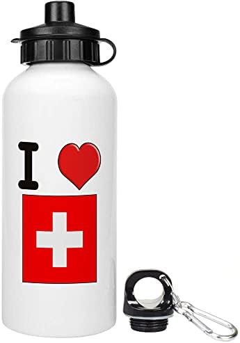 Azeeda 600ml „Ја сакам Швајцарија“ шише за еднократно вода / пијалоци