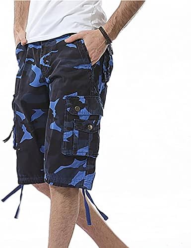 Камо шорцеви за мажи лето 5 инчи лабави фустани шорцеви атлетски шорцеви за голф