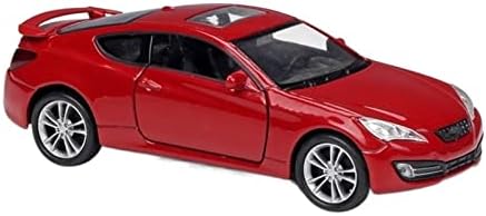 Скала модел на автомобили за Hyundai Genesis Coupe 2009 Diecast Car Metal Model Model Model Повлечете ги подароците за легура на автомобили