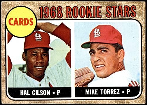 1968 Топпс 162 Дебитанти за картички Мајк Торез/Хал Гилсон Сент Луис кардинали екс+ кардинали