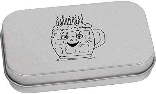 Азиеда „роденденско пиво“ метално шарки со канцелариски калај/кутија за складирање