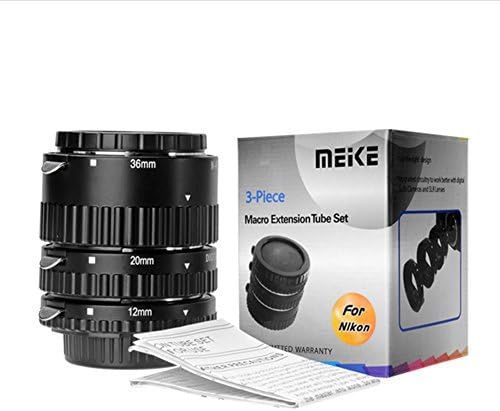 Meike Авто Фокус Макро Продолжување Цевка Во Собата Метал Монтирање 12mm 20mm 36mm За Никон АФ-S DX FX SLR Камери