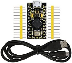 Keyestudio Pro Micro Atmega32U4 5V со USB кабел за Arduino Projects 1PC
