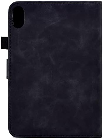 Таблет уред за уреди Компатибилен со iPad mini 6 Case, премиум кожен случај тенок преклопување штанд фолио покритие заштитно покритие со