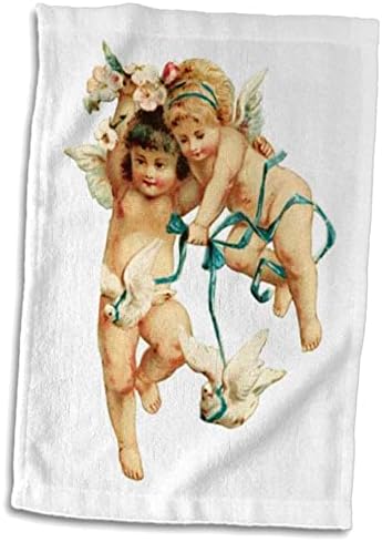 3drose Флорен Викторијански слики - Бебе Ангели Н гулаби - крпи