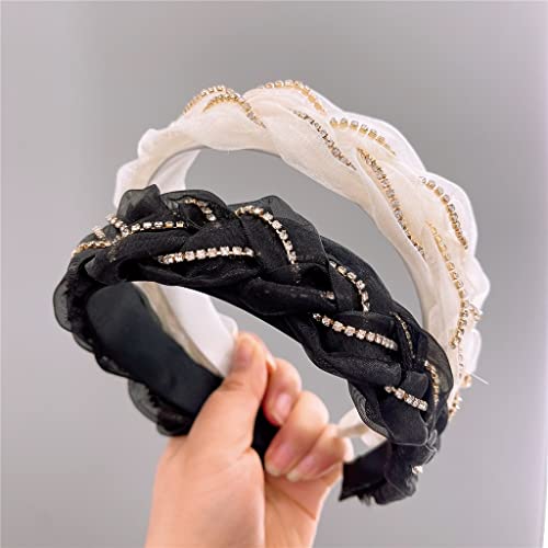 OPWELE мрежа имитација кристал женска коса додатоци лента За глава Елегантен темперамент лента за глава облека