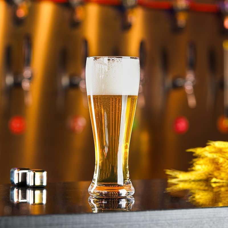 Хиџијад, Стакло За Дегустација На Пиво-Вклучува 4 стаклени чаши за ИПА, пиво, пченично пиво и темно пиво, погодни за домашна и
